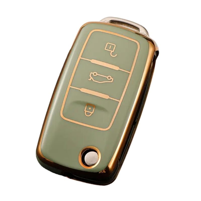 Protective Shell Soft Full Protection Key Fob Case Protector Cover Waterproof Key Cover TPU Key Case Universal