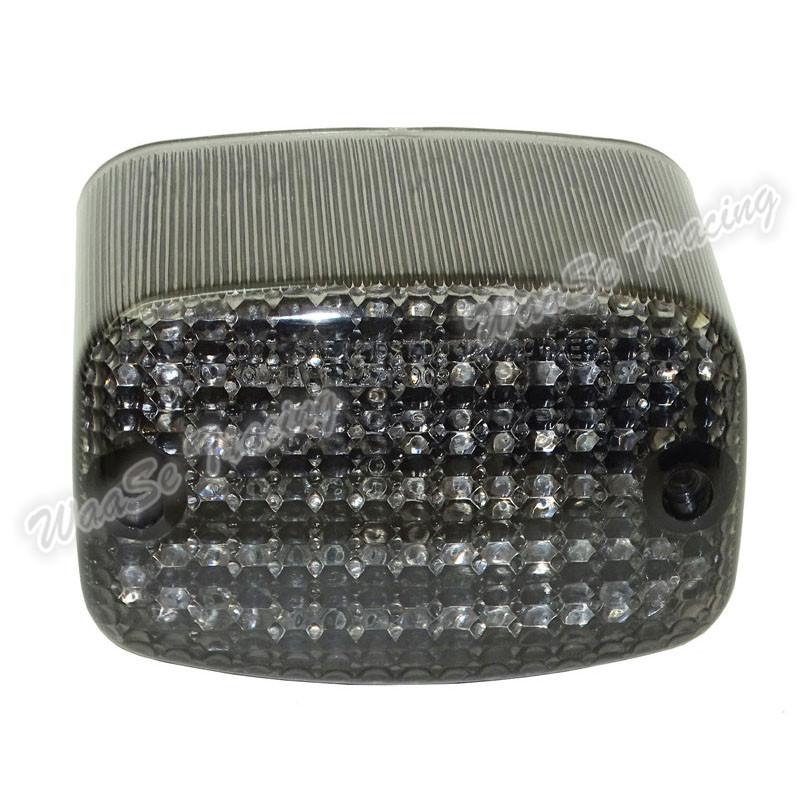 waase For Yamaha Vmax 1200 VMX1200 1985-2007 2006 2005 2004 2003 2002 E-Mark Tail Light Brake Turn Signals Integrated LED Light