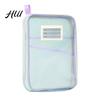 Transparent Stationery Bag Mesh Zipper Pouch File A4 Letter Size 3-Layer Quality Storage Case with Handle Document Organizer for School Travel Office