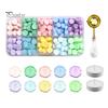 Manual Seal Making Tools Wax Kit, with Sealing Beads Spoon And Candles, DIY Stamp for Wedding Invitations Envelopes Artistic Melting