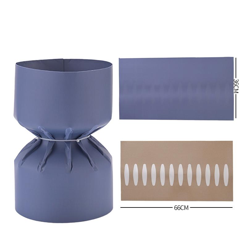 

4/5Pcs Round Bouquet Modeling Flower Rose Packaging Lining Wrapping Paper Florist Materials Aids синій