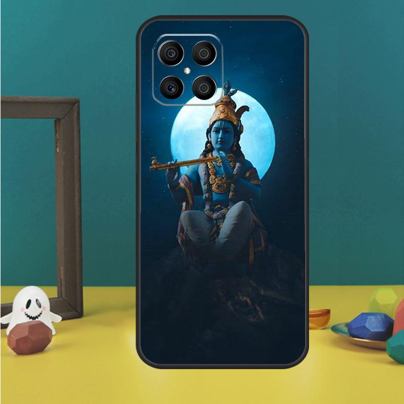 Indian God Lord Krishna For Huawei P30 Lite P50 P40 P20 Pro P Smart Z Nova 9 5T Cover For Honor 50 X9 X8 X7 Case