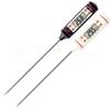 Elektronický teploměr na potraviny LCD displej Kuchyňský teploměr Digitální nástroj pro měření teploty pro maso / Vaření / BBQ / Mléko Černobílý