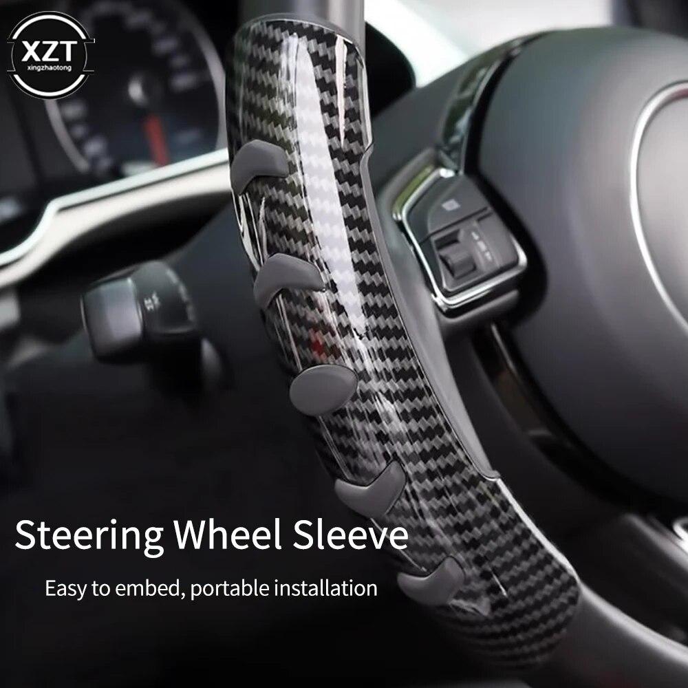 Universal Steering Wheel Cover Car Steering Wheel Booster Bearing Aid with Swivel Handle Knob Car Accessories Steering Aid Tool