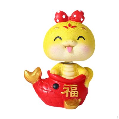 Auto-Armaturenbrett Schlangen-Dekoration Fengshui-Figur Büro-Tierstatue zur Präsentation