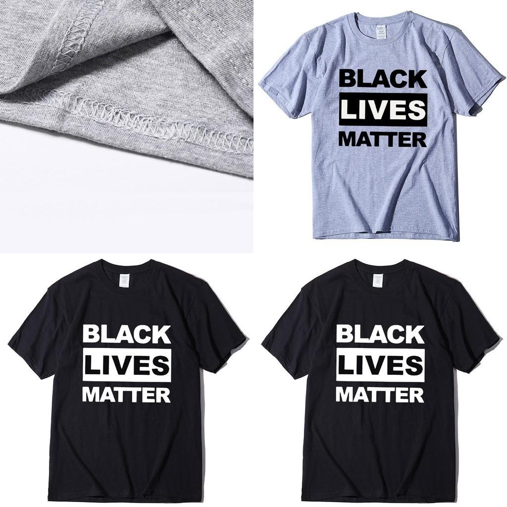 Elegante T-shirt Black Lives Matter Anti Racismo Para Unissexo Uso Casual E Conforto