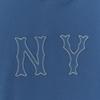 New MLB New York Yankees Sweatshirt Unisex Indigo 3AHDB3044-50INP