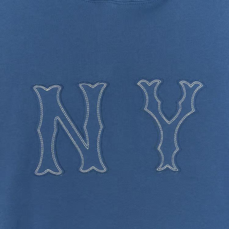 New MLB New York Yankees Sweatshirt Unisex Indigo 3AHDB3044-50INP