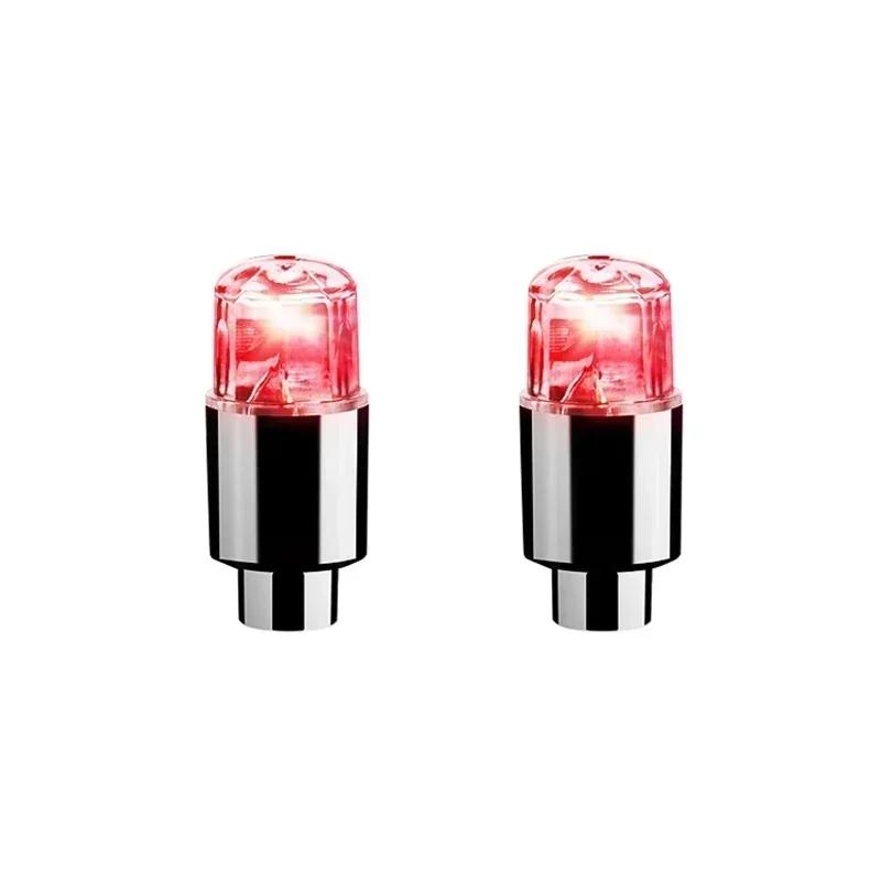 2/10PCS Colorful LED Wheel Valve Lights Motorcycles Bicycles Car Wheel Tire Valve Caps Universal Dustproof Bicycle Valve Cover