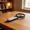 3X Magnification 45X Handheld Loupe LED Magnifying Glass