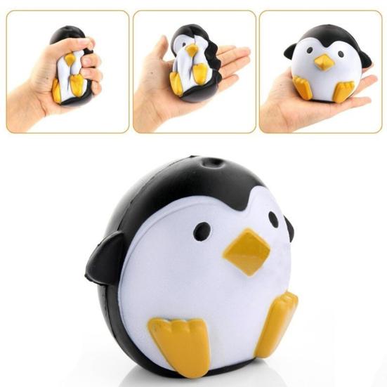 Cute Squishy Slow Rising Penguin Style Anti Stress Squeeze Toy Kid Adult Gift