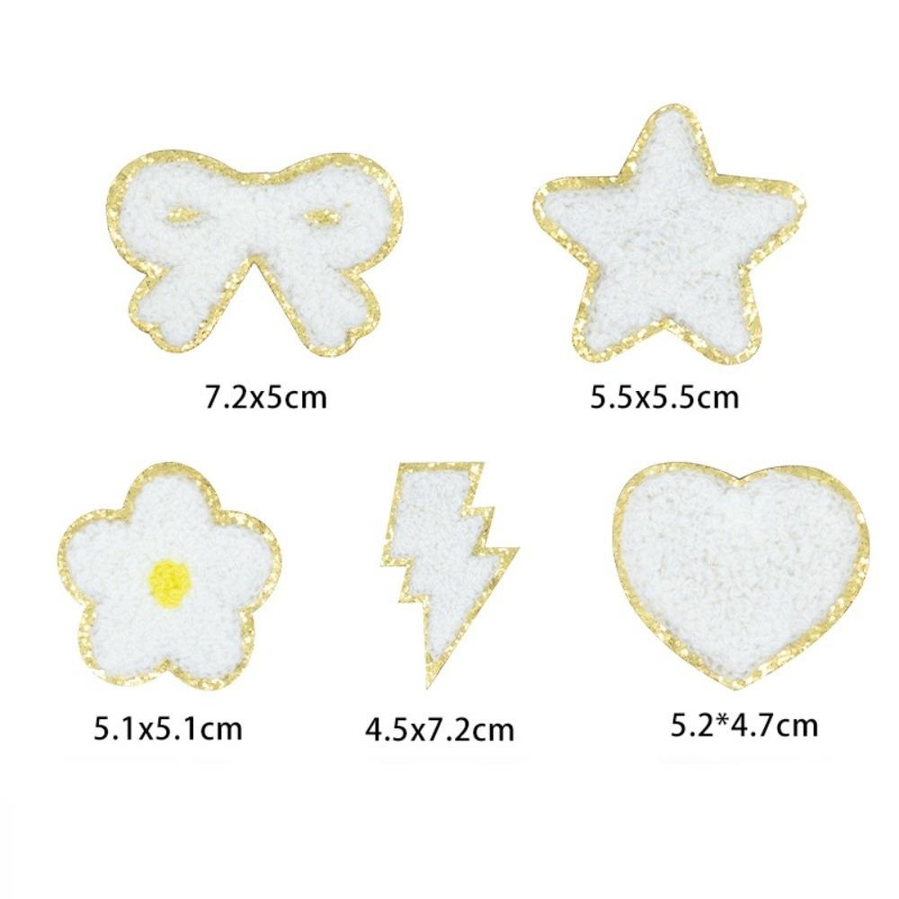Colorful Patch Repair Star Shape Cloth Patches  ForClothing/Towel/Bags/Jackets/Patchwork