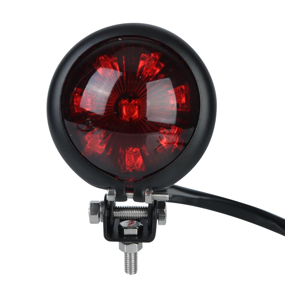 Motorcycle Accessories Motorbike Brake Rear Lamp Taillight Stop Light Red Motorcycle Tail Light Universal 12V For Chopper for Bobber