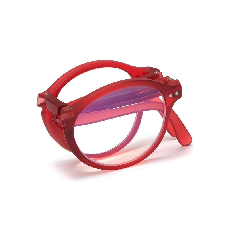 Folding Rotundity Reading Glasses Portable Lightweight Men Women Presbyopic Eyeglasses Anti Blue Light Eyewear