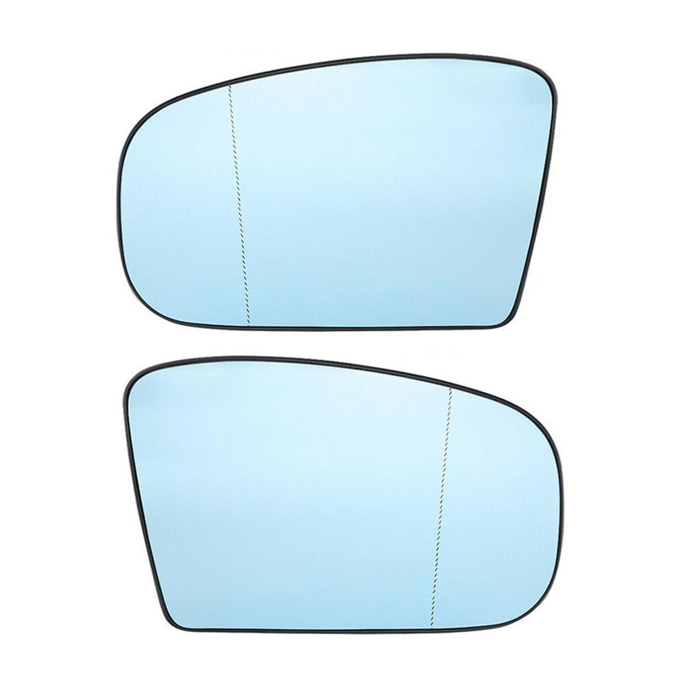 

2PCS Side Rearview Heated Mirror Glass for Mercedes Benz S-Class W220 1998-2002 CL-Class W215 2000-2003 2208100321 2208100421 синій