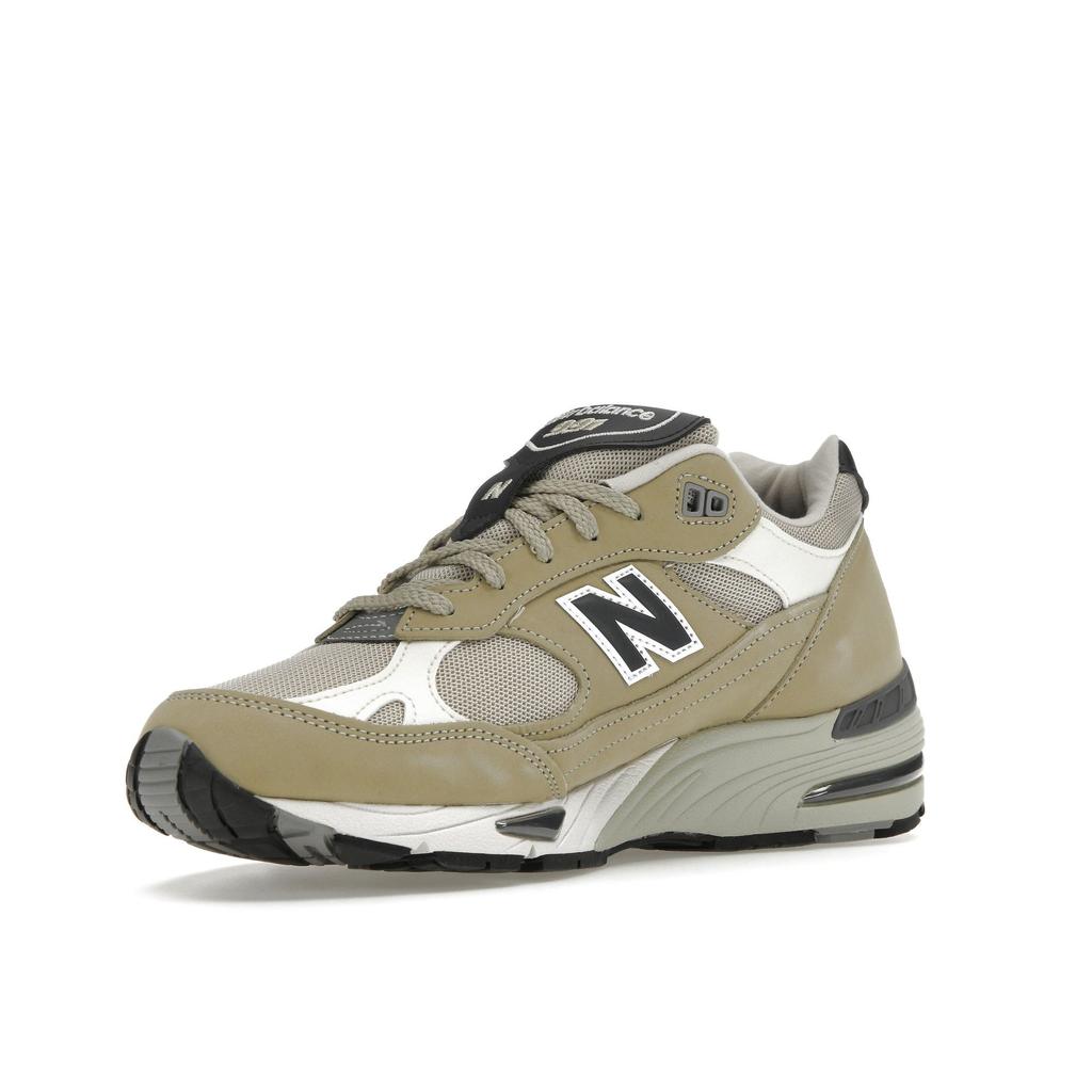 New Balance 991 Hergestellt in England Elm Braun Reis Herren Sneaker M991BTN