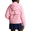 Polo Ralph Lauren Solid Color Hooded Zip-Up Long Sleeve Jacket Women Jackets Pink WMXGOTWN2820034-650