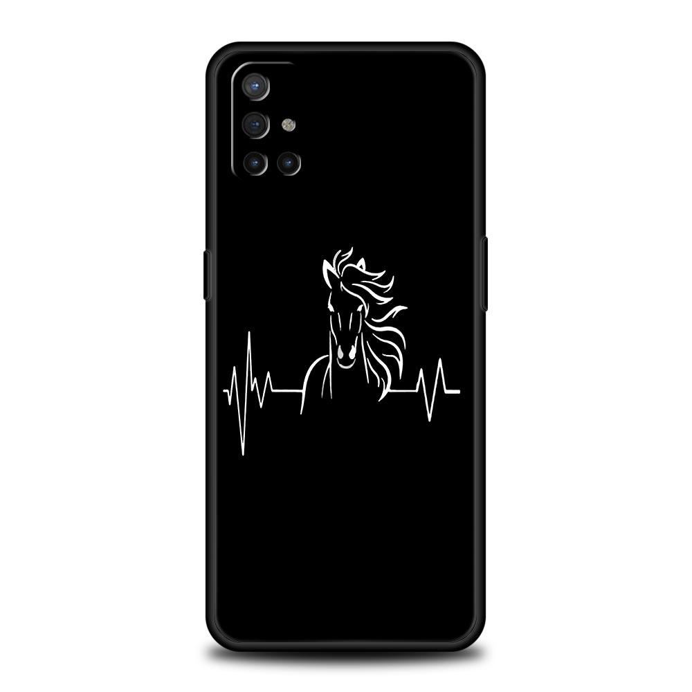 Phone Case For OnePlus 12 11 10 9 Pro 9T 12R 10R 9R 9RT 10T 8T 8 7 6T 7T Nord 2T CE 2 5G N200 N10 N100 Cover Animal Art Horse
