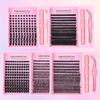 Single Cluster Diy Lash Extension Kit Natural Volume Includes Eyelash Tweezers Bonding Glue For Salon-Quality Results At Home