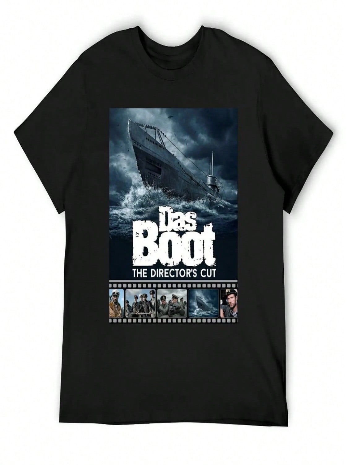 Das Boot Classic Poster T-Shirt Man T Shirt Sports Fans Baggy Shirts unisex s T-Shirt S разноцветный