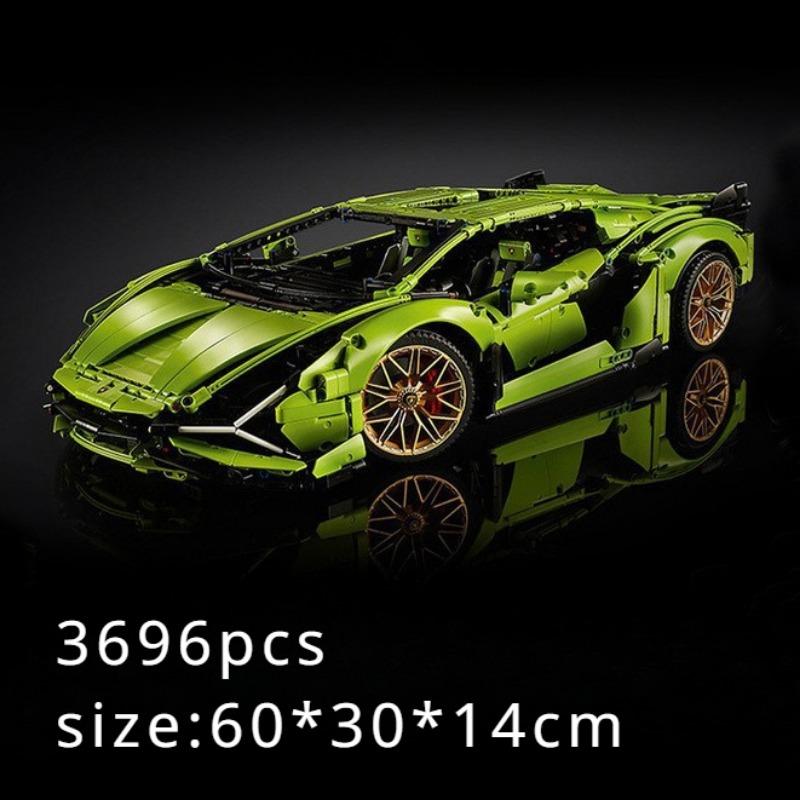 Porsche Da Lanbo 911 Baoma Puzzle Assemblage Bloc de Construction Voiture Jouets