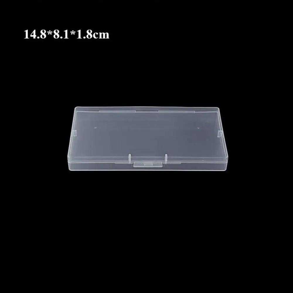 Square Plastic Transparent Storage Box Jewelry Beads Container Power Tools Accessories Box Small Items Sundries Organizer Case