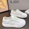 Cowhide version of German training shoes women's versatile mesh breathable little white shoes 2025 summer new casual sports shoes board shoes
