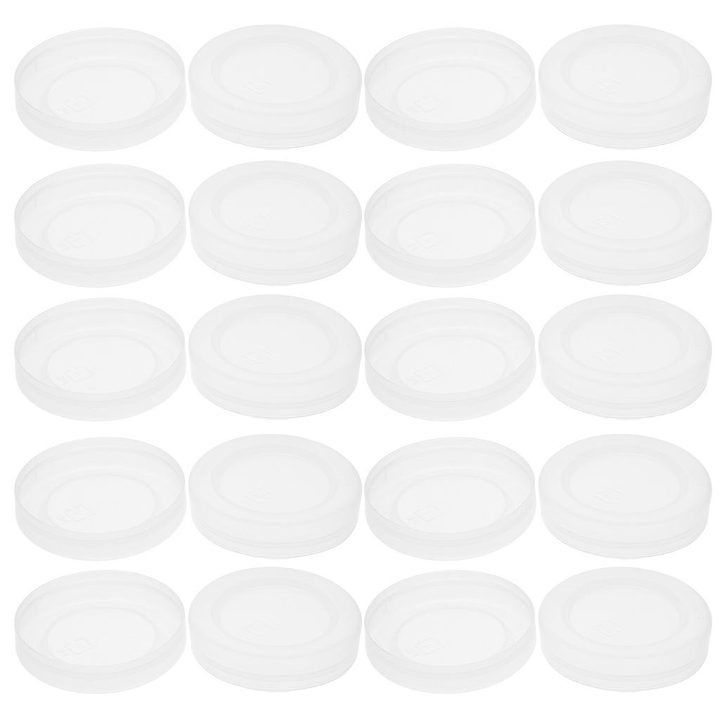 30 Stück Ersatz-Flaschendeckel Wiederverwendbar Pe Auslaufsicher Für Milchsaft Glasflaschen Puddinggläser Haushaltsküchengebrauch
