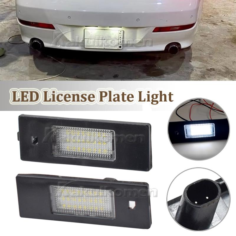 LED License Number Plate Lamp Car Light No Error for BMW 1 Series E81 E87 E63 E64 M6 E85 E86 Z4 F12 F20 F21 K48