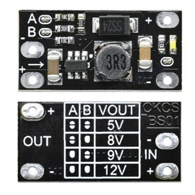 5 adet yeni çok fonksiyonlu Mini Boost modülü yükseltme panosu 5V/8V/9V/12V 1.5A LED göstergesi Diy elektronik voltaj modülü