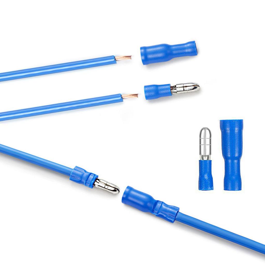 200pcs Wire Terminal Connector Set Includes Male & Female Versatile Wire Terminals for Home Electrical Installations