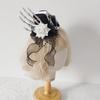 Top Hat Hair Clip Flower Ribbon Hairpin Punk Halloween Bunches Hair Clip