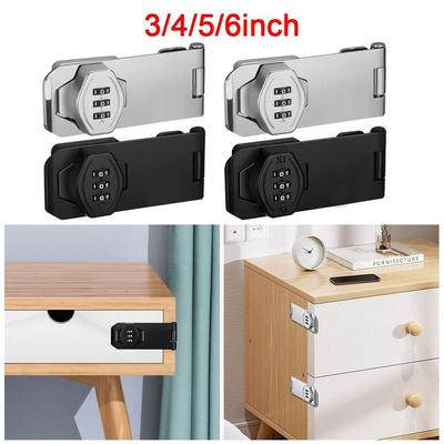 Zinc Alloy Combination Coded Lock 3 Digit Coded Coded Lock New Window Stoppers  Cabinet