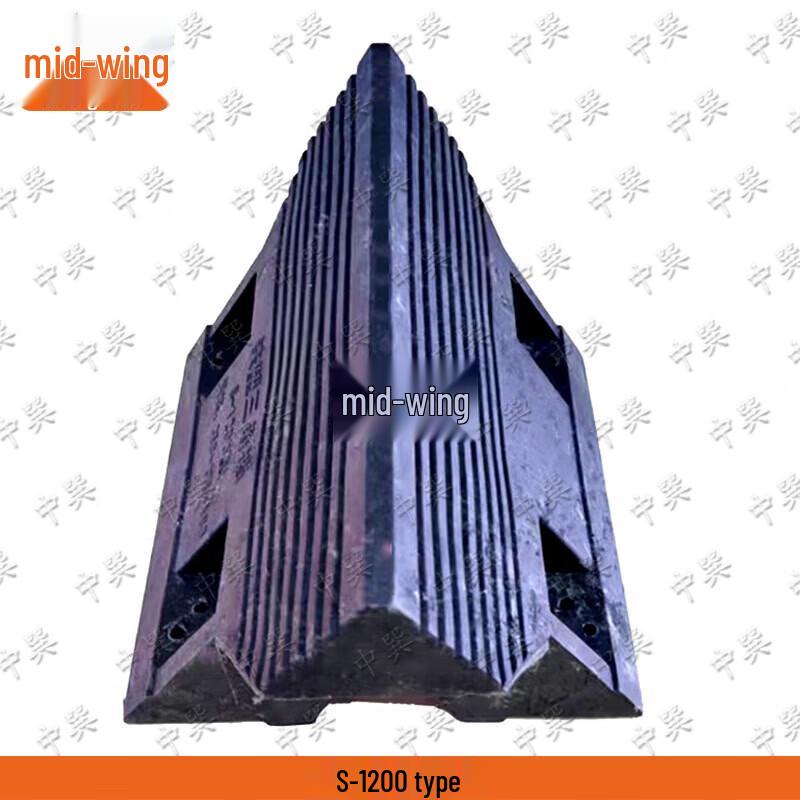 Heavy-Duty Rubber & Iron-Plastic Wheel Chock
