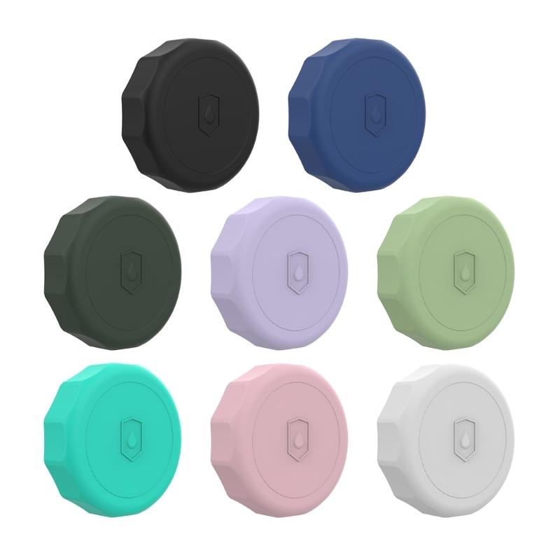 Case for , Self Adhesive Case with Anti-Lost Cover, Protective Silicone Case Tracker Holder Accessories