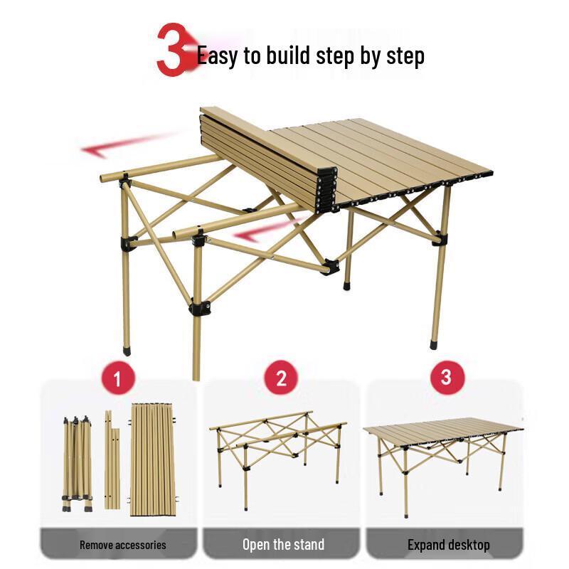 Luyouyou Folding Outdoor Table and Chair Set