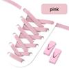 Colorful Lock Elastic Laces Sneakers Shoelaces Without Ties Tennis No Tie Shoe Laces Kids Adult Wide Shoelace Shoe Accessories
