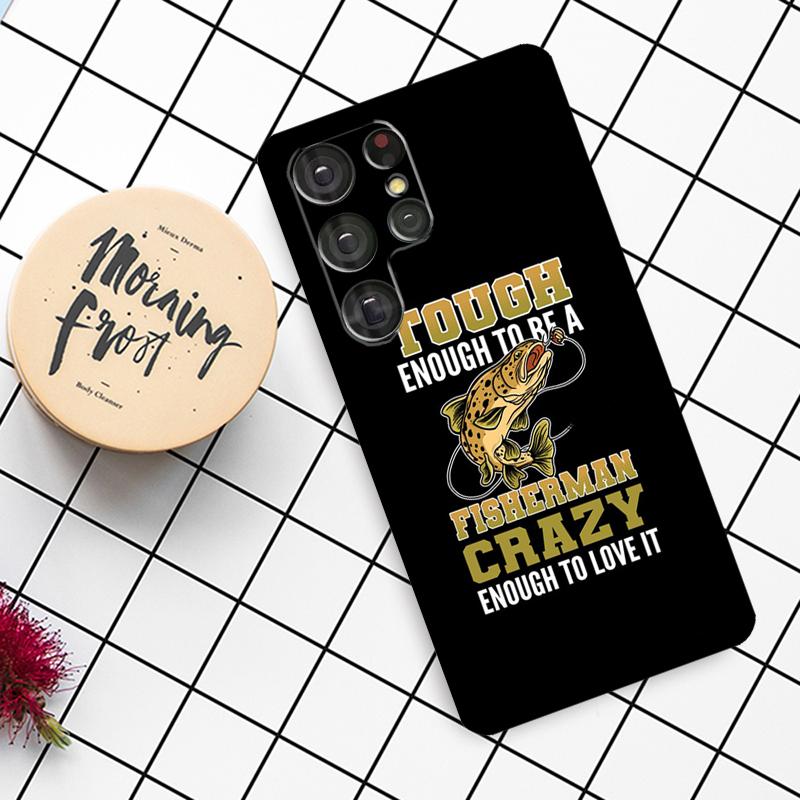 Carp Fishing Fish Case For Samsung Galaxy S25 Ultra S23 S22 S21 S20 S24 Ultra S9 S10 Plus S25 FE Phone Cover