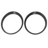 Pair of Glossy Black Headlight Bezel Trim Rings for Cooper Hatchback R56 2007-2013, ABS Material