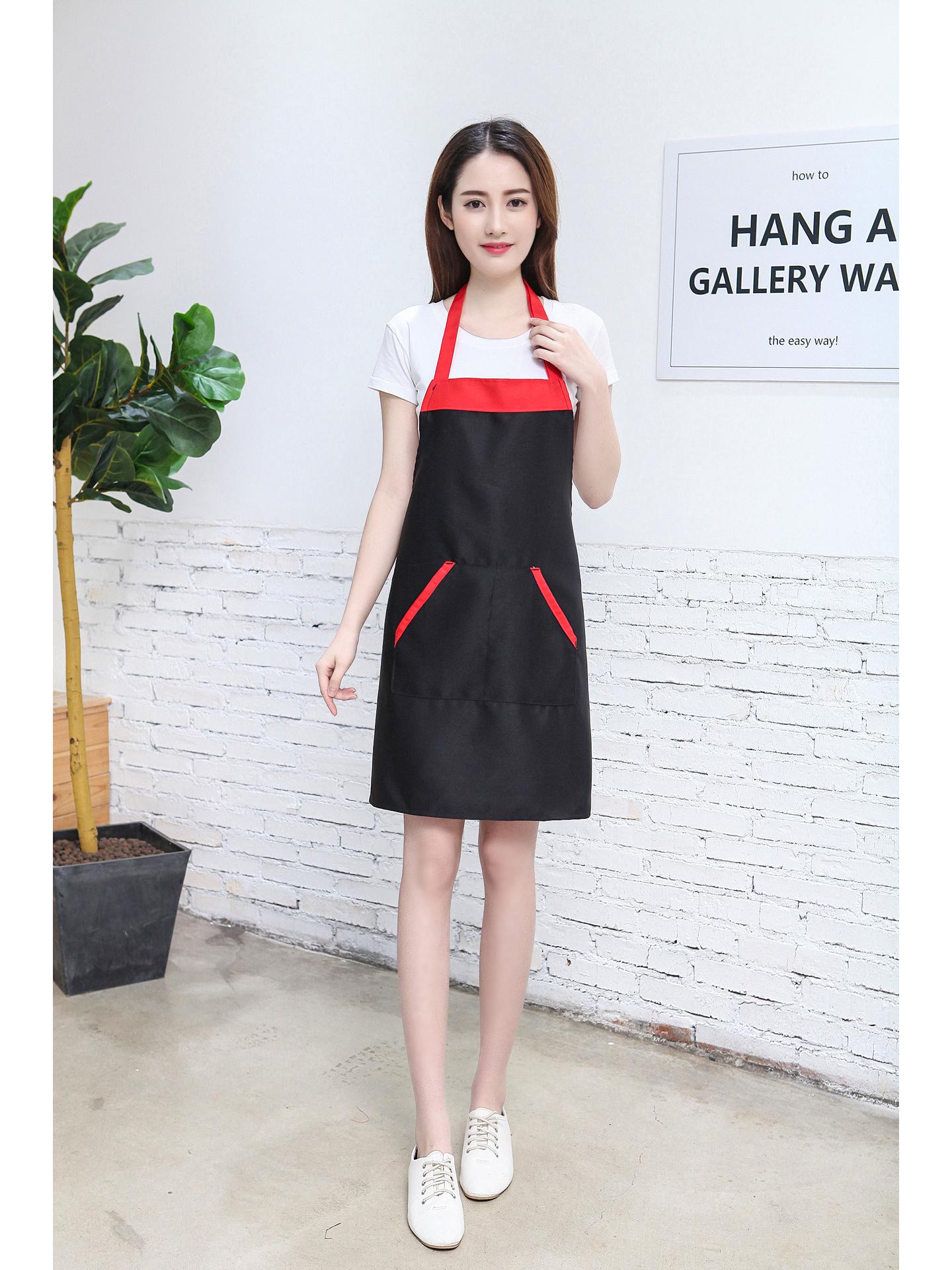 

Пользовательский мультяшный фартук с медведем - Маслостойкий, с печатным логотипом для использования на кухне и в супермаркете