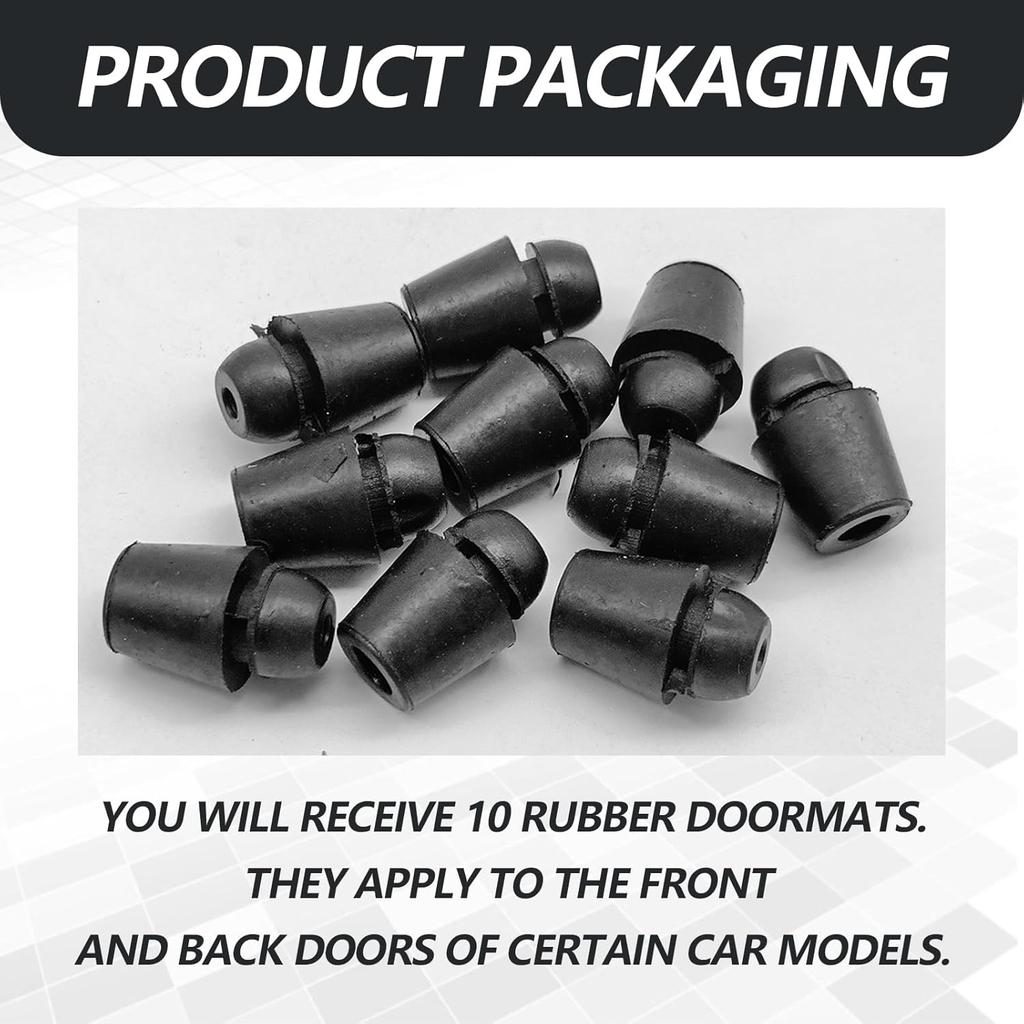 8219128010 Car Overslam Bumper Stopper, Rubber Auto Front Rear Door Shock Absorber Guard Cushion, Universal Vehicle Door Side Protection Accessories