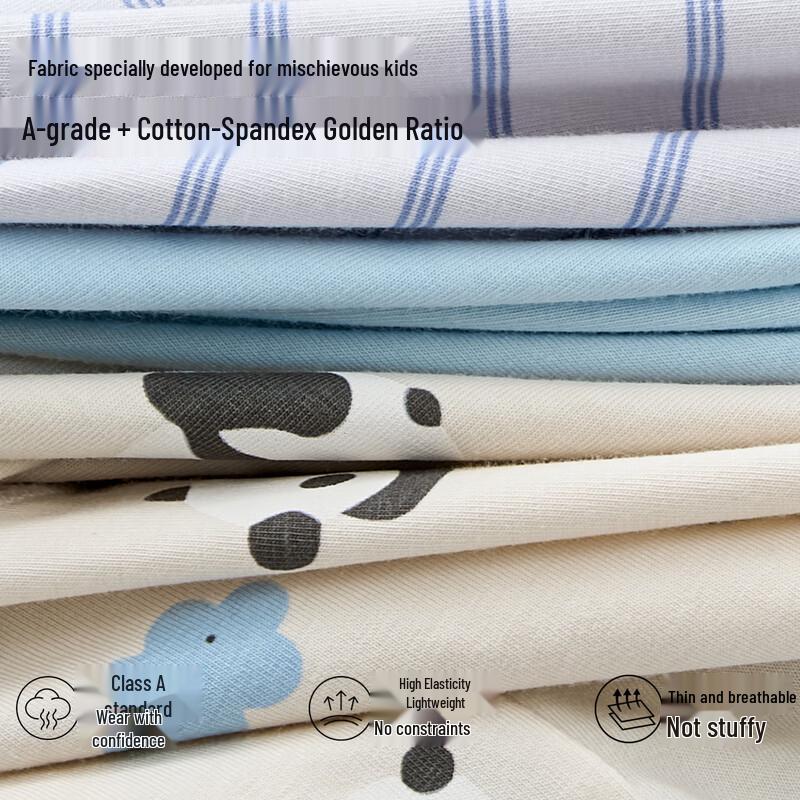 Mao Ren Boys' Cartoon Cotton Boxer Briefs 6-Pack