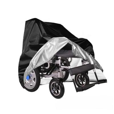 Electric Wheelchair Protective Cover Outdoor Mobility Scooter Waterproof Cover Dust Cover Oxford Cloth Wheelchair Cover Black