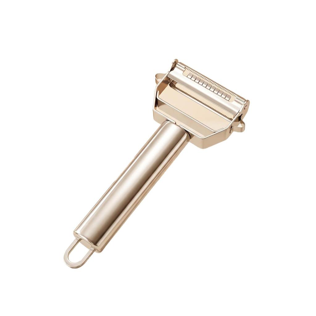 Stainless Steel Dual-Head Peeler & Grater for Fruits and Vegetables