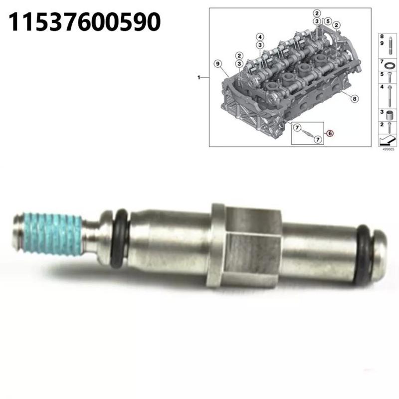 Metal Coolant Hose Engine Cylinder Head Connector Water Pipe, Suitable for F20 F21 F30 118i 316i 11537600590 Maintenance