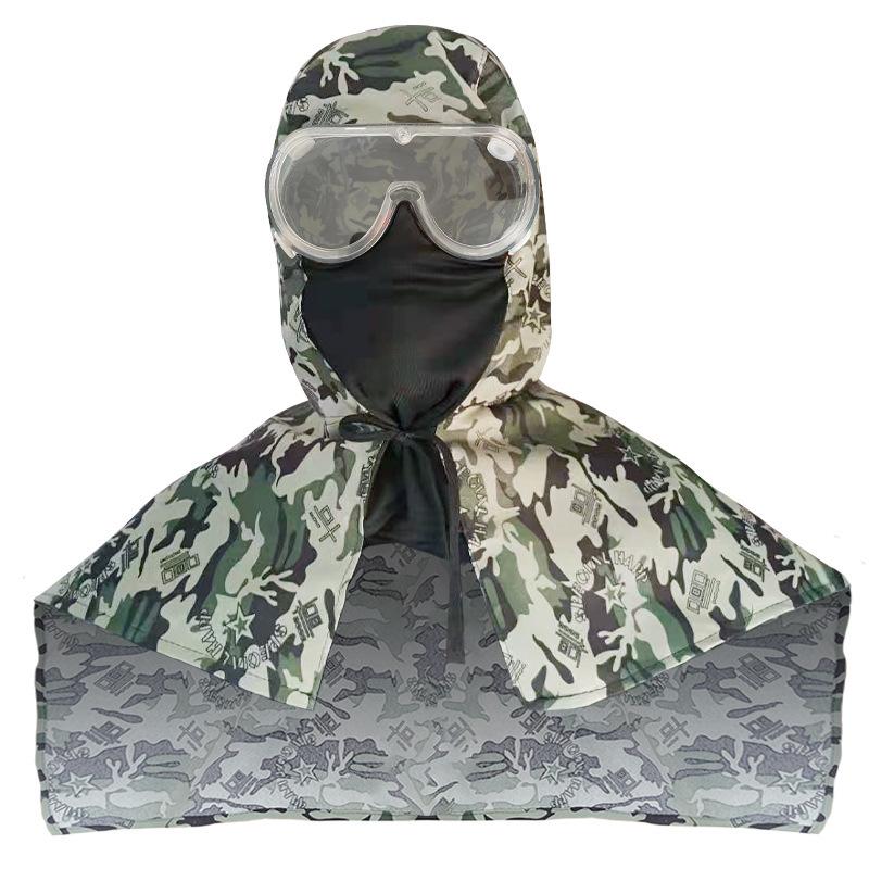 Unisex Denim Dustproof Work Hood - Durable Protection for Construction and Labor Tasks