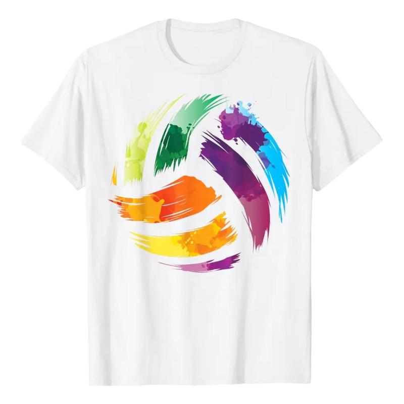 Colorida Camisa De Voleibol _ Bonita Camiseta Colorsplash Ba S
