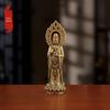 Ornamento Bodhisattva Guanyin in Rame Puro per Casa e Soggiorno