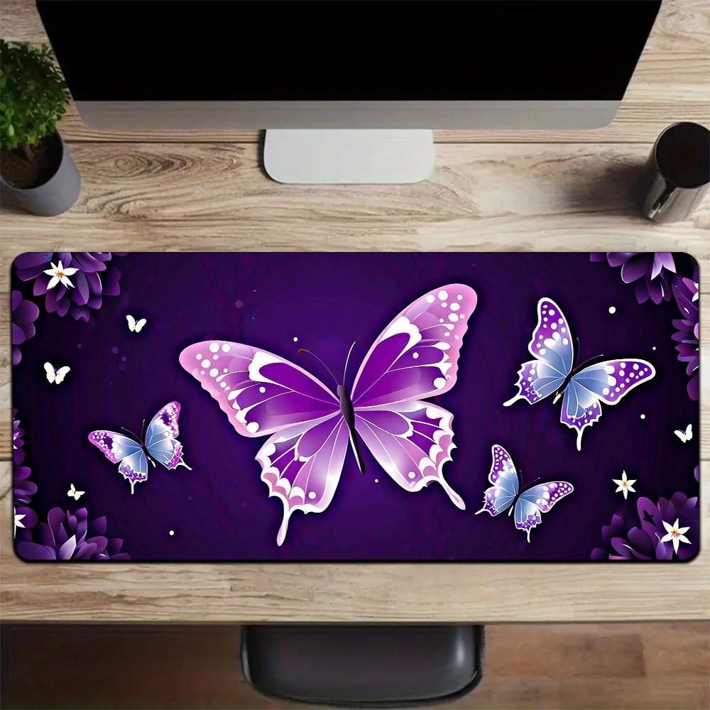 pc Dreamy Butterfly Large Mouse Pad computer mat Desk Mat keyboard mat Office Gaming Table Mat