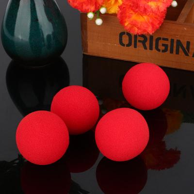 10 Stück Roter Schwamm Weich Nahaufnahme Straße Komödiantischer Trick Requisiten Spielzeug Schaumstoff Gummi s s